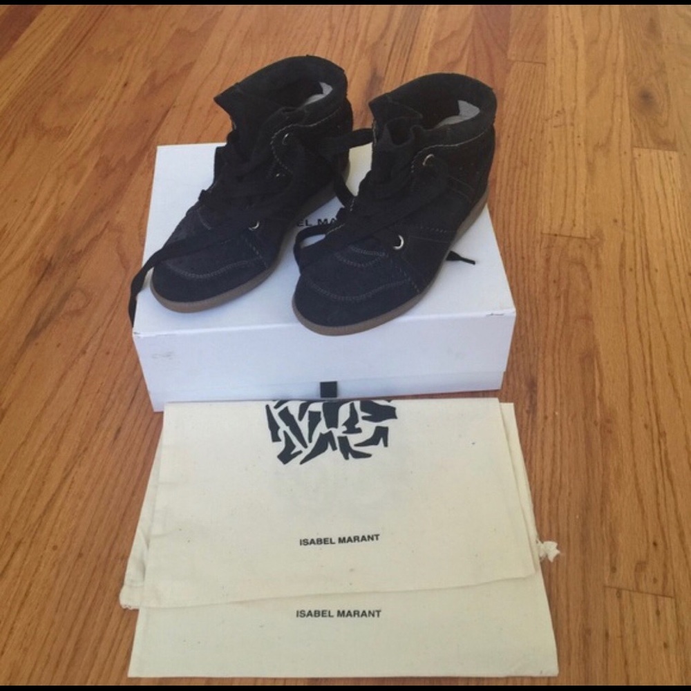 Isabel Marant VelvetStainerBasketHiddenWedgeBootie